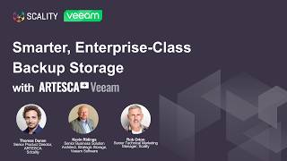 Smarter, Enterprise‑Class Backup Storage with ARTESCA+ Veeam