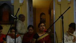 Surabhi Sharma Cholayil performing at Panchwakthar Shiv Temple Jammu, J & K