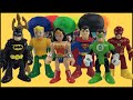 Imaginext Batman Superheroes Justice League Play Doh Kinder Surprise Eggs Legos KevsToyFun