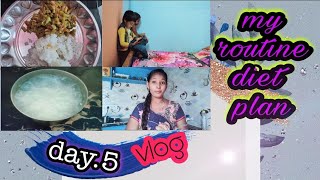 day.5 my routine diet plan || oil less curry || అస్సలు ఆయిల్ లేకుండా కర్రీ 👌