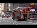 【horn usage響咹】一級火警 no1 fire 油麻地消防局去升降台 hkfsd yau ma tei hydraulic platform turnout