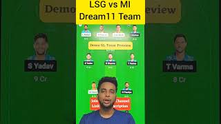 LKN vs MI Dream11 Team Prediction | LSG Lucknow vs Mumbai Indians Dream11 Team Prediction