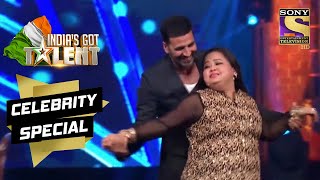 Akshay Kumar & Bharti's Romantic Moments | India's Got Talent Season 7 | Celebrity Special