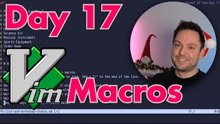 Advent Of Vim Day 17 - Macros