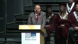 Gerasimos Kouvaras at the 25th ALBA Graduation