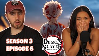 GENYA'S PAST IS HEARTBREAKING😭 - Girlfriend Reacts To Demon Slayer Season 3 Episode 6 REACTION!