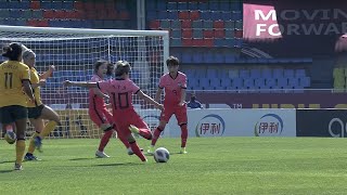 지소연 무회전 중거리슛!! [AFC 아시안컵] 한국 vs 호주  H/L