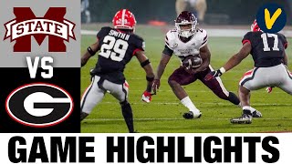 Mississippi State vs #13 Georgia Highlights | Week 12 2020 College Football Highlights