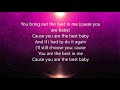 tyrese gibson best of me with lyrics