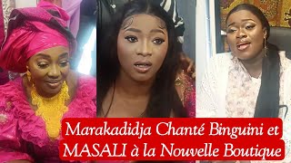 Marakadidja Chanté Binguini et MASALI à la Nouvelle Boutique,