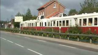 Les autorails du Train touristique à Wizernes (62)