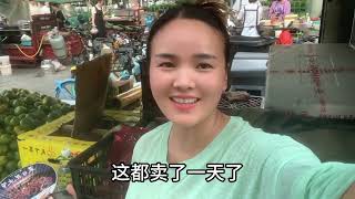 摆摊老公又去拉货了 媳妇一个人卖橘子 卖了多少钱#记录真实生活