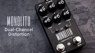 Zephyr fx Monolith Dual-Channel Distortion/Overdive pedal