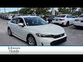 sold new 2025 honda civic lx at johnson honda of stuart new h24898