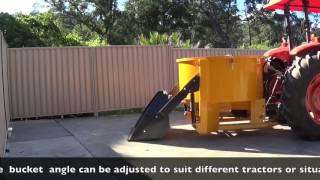 Implements Direct Self Loading Concrete Mixer Action