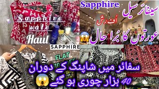 Sapphire My shopping haul 🛍️ winter flat 70% 50% off sale article only 800 price January 2025