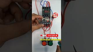 overload relay (OLR) testing in manual hand auto mode connection #electricity electrical