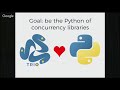 Nathaniel J Smith - Python Concurrency for Mere Mortals - Pyninsula #10