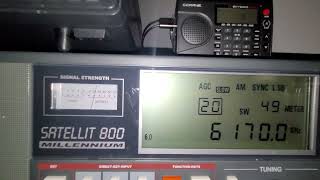 North Korean Radio: Voice of Korea in French on 49m Band at 6170 Khz:Grundig Satellit 800 Millennium