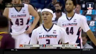 @IlliniMBB Highlights vs. Minnesota | B1G Tournament Rd 1 | 3/9/16