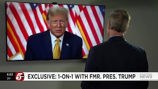 Former President Trump discusses chances in Minnesota in one-on-one interview