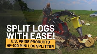 Discover Handsfree Log Splitting: The U.S. Pride Products HF100 Mini Cone Splitter!