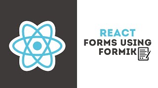 React Forms using formik - part 1 | React tutorial #reactjs #formik
