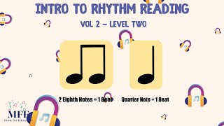 Mastering Basic Rhythms: Vol. 2 | Level 2 | Learn Quarter & Eighth Notes | Easy Rhythm Reading