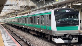 JR東日本E233系　都ハエ119編成　西大井