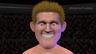 MMA Comedy Animations : Just Boys - sage north cutt VS mickey gall 🔥🔥🔥