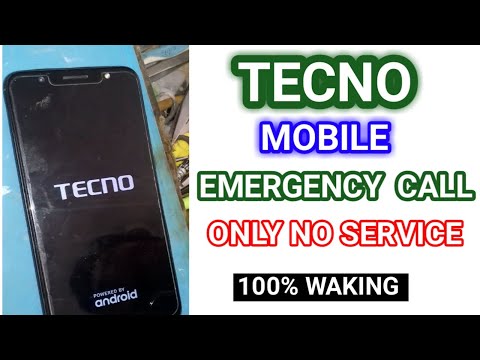 tecno mobile emergency calls only no service