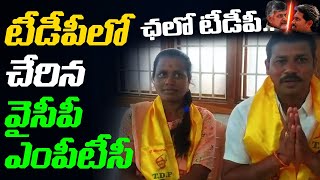 టీడీపీ లో చేరిన వైసీపీ ఎంపీటీసీ.. | YSRCP MPTC Joined In TDP | Chandrababu | YS Jagan | Leo News