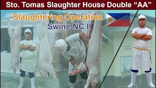 Joemarie O. Rendon - Slaughtering Operation  Swine NC II -  Sto.Tomas Slaughter House Double \