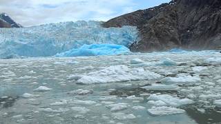 Sawyer glacier calving