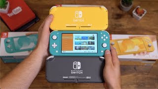 Nintendo Switch Lite Unboxing: All Colors!