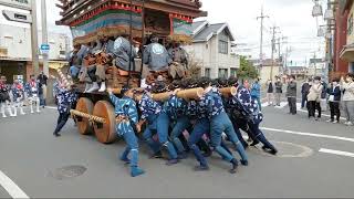 ショートライヴ下仲町のの字廻し/千葉銀行前で下仲町区