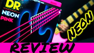 cuerdas para bajo DR NEON PINK BASS STRINGS bajo electrico