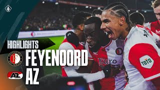 SEMI-FINALS here we come! 🏆 | Highlights Feyenoord - AZ | TOTO KNVB Beker 2023-2024