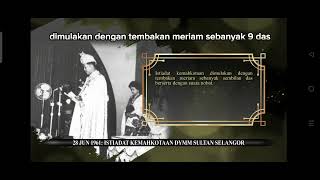 Istiadat Kemahkotaan Sultan Selangor 28 Jun 1961 #malaysia  #selangor