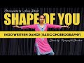 Shape of you Dance video  | Indo Western fusion  | Easy  Dance steps | by Suraj Bhujel