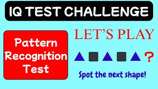 Can You Spot the Shape? | IQ TEST CHALLENGE – Pattern Recognition Test (Ep 1) By Mindful Mosaic 2.0