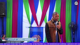 WEDNESDAY MORNING SERVICE  || 20TH NOVERMBER 2024 || APOSTLE JAMES MWAKIMA || LIVING JESUS