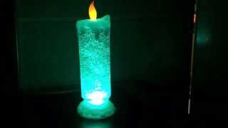 Promotional Swirling Glitter Candle Light