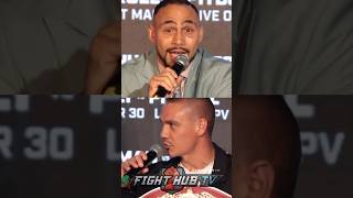 Keith Thurman & Tim Tszyu TRADE SHOTS in FIERY argument at press conference!