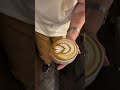 エントリーすこし変えたウイングチューリップ🌷 coffee latteart wingtulip ラテアート ラテアート練習中