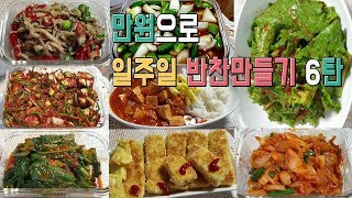 [구름이네일상] 만원으로 일주일반찬만들기6탄/만원으로장보기(Making a week's side dish)