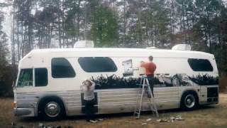 UNwrapping Our First Tour Bus