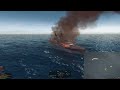 5 German Super Ships Vs 2 British Super Ships | War On The Sea - The Return 👀