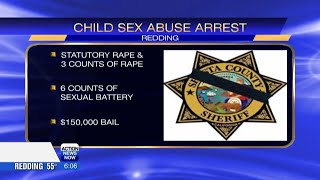 Redding man taken into custody on child sex abuse charges