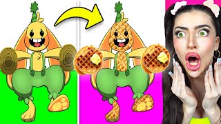POPPY PLAYTIME Characters TURN INTO FOOD!? (AMAZING TRANFORMATIONS!)